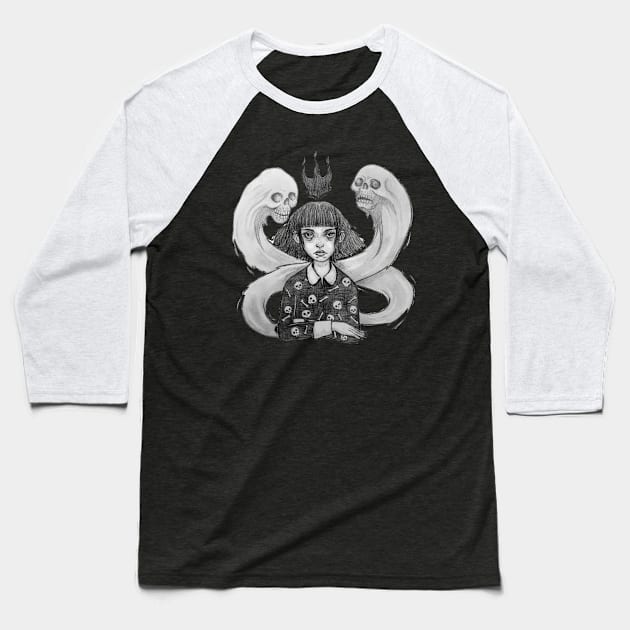 Queen of the Spooks Baseball T-Shirt by Bloody Savage